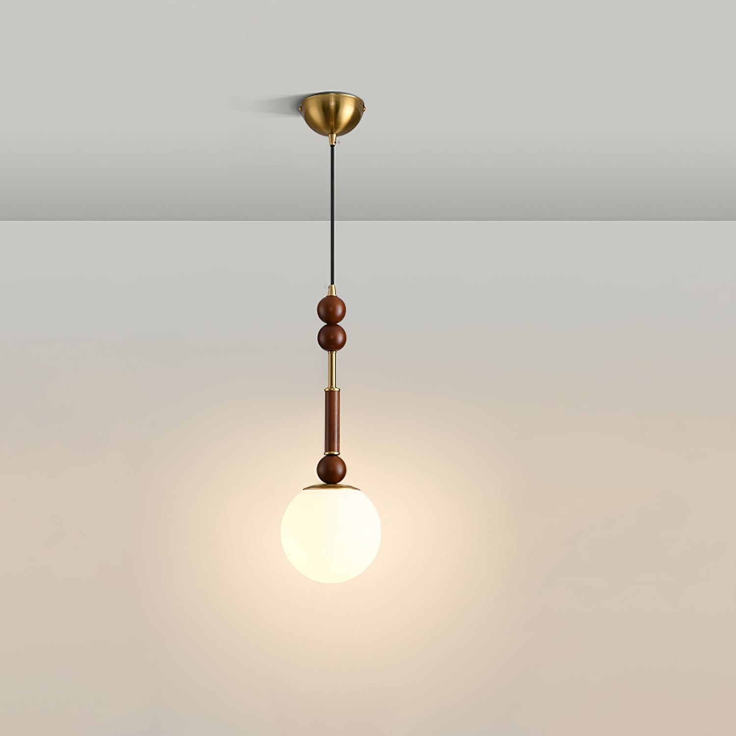 Retro Solid Wood Series Pendant Lamp K637