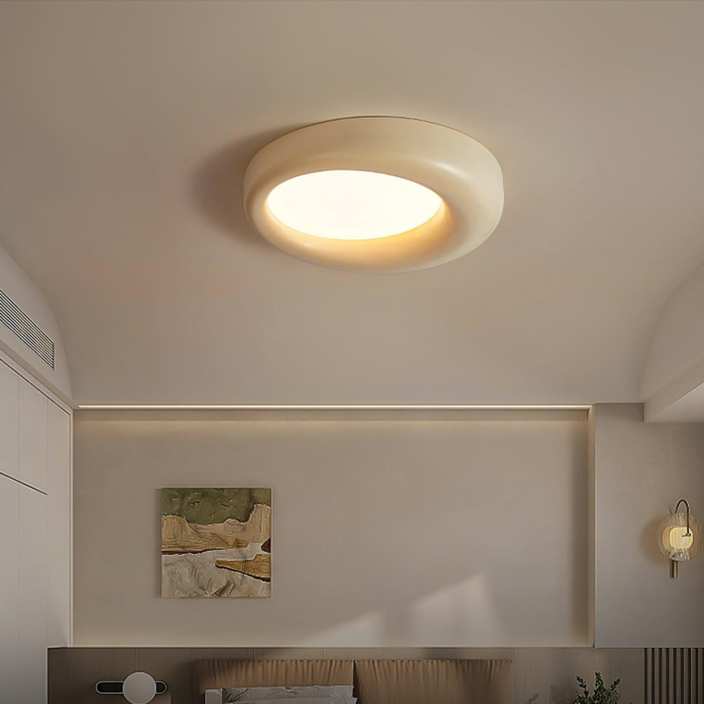 Center Offset Concentric Circle Acrylic Ceiling Lamp K2372