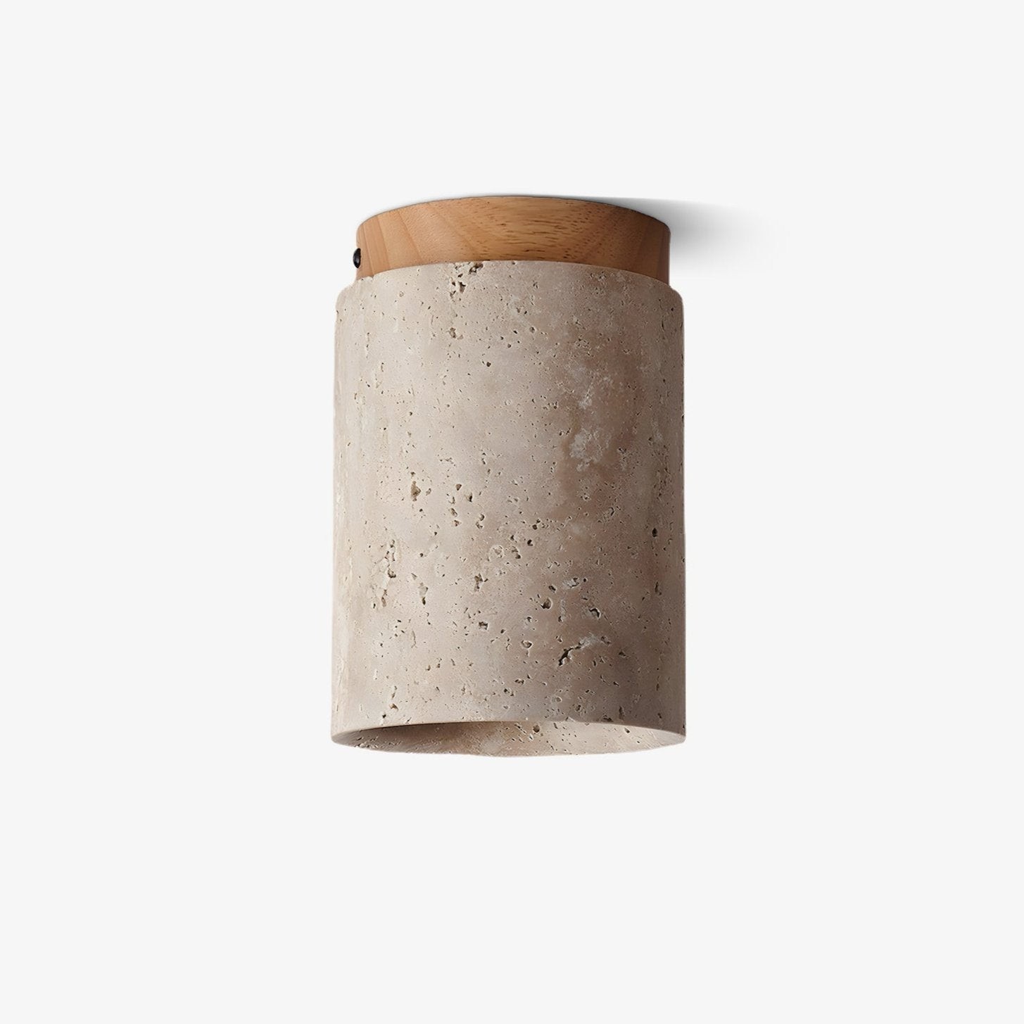 Marble Travertine Column Ceiling Lamp K688