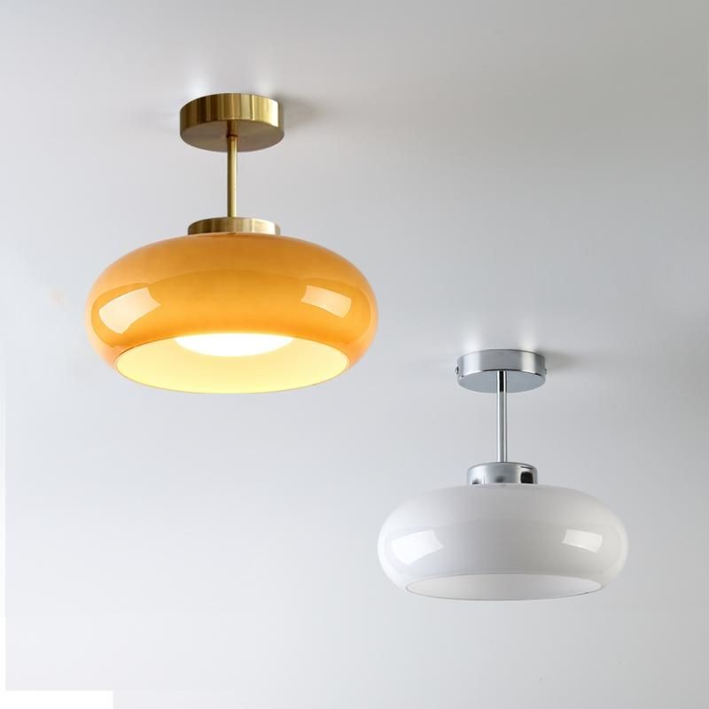 Bauhaus Style Vintage Glass Ceiling Light K72