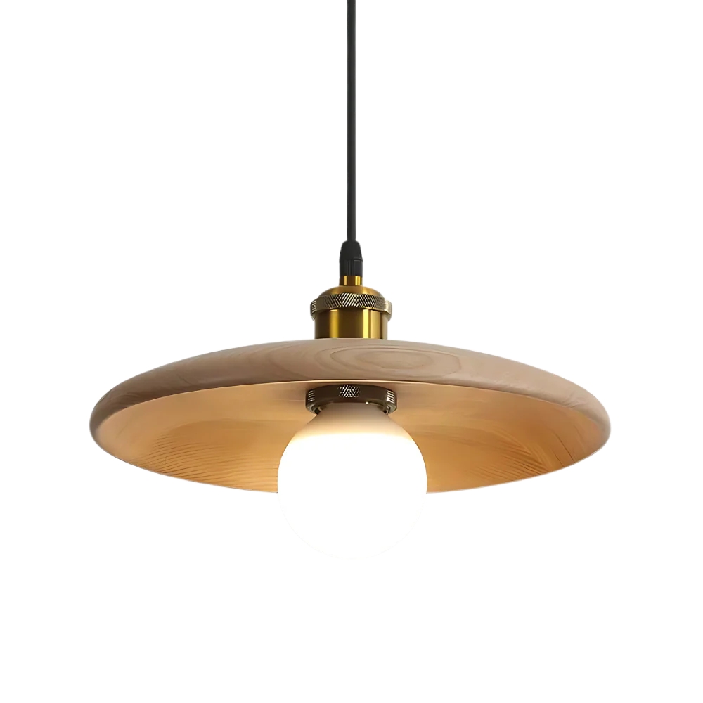 Olivia Japandi Charming Wooden Pendant Light D841