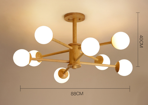 LIGN Wooden Molecular Light