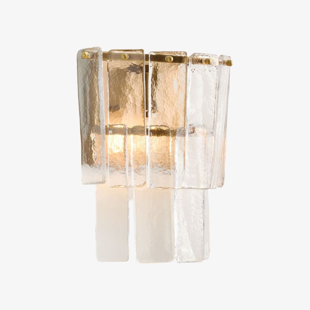 Lumvey Stylish Glass Wall Sconce - Modern Design Wall Light for Ambiance Hallways K1705