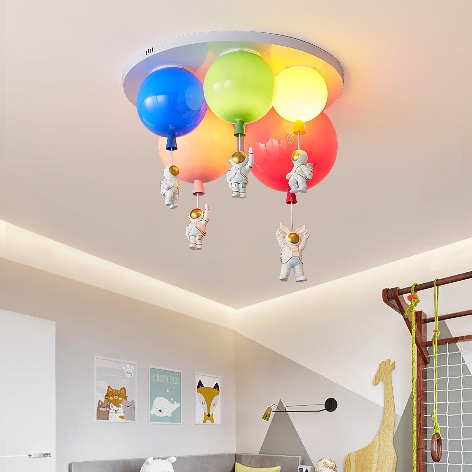 Astronaut Glossy Balloon Ceiling Lamp K244