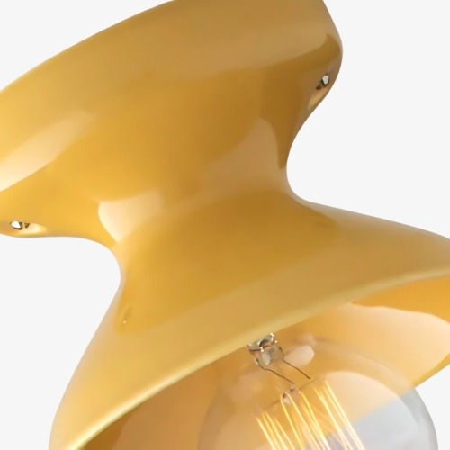 Dravin Bowl Ceramic Ceiling Light - Minimalist Colorful Ceiling Lamp for Kitchen K2351