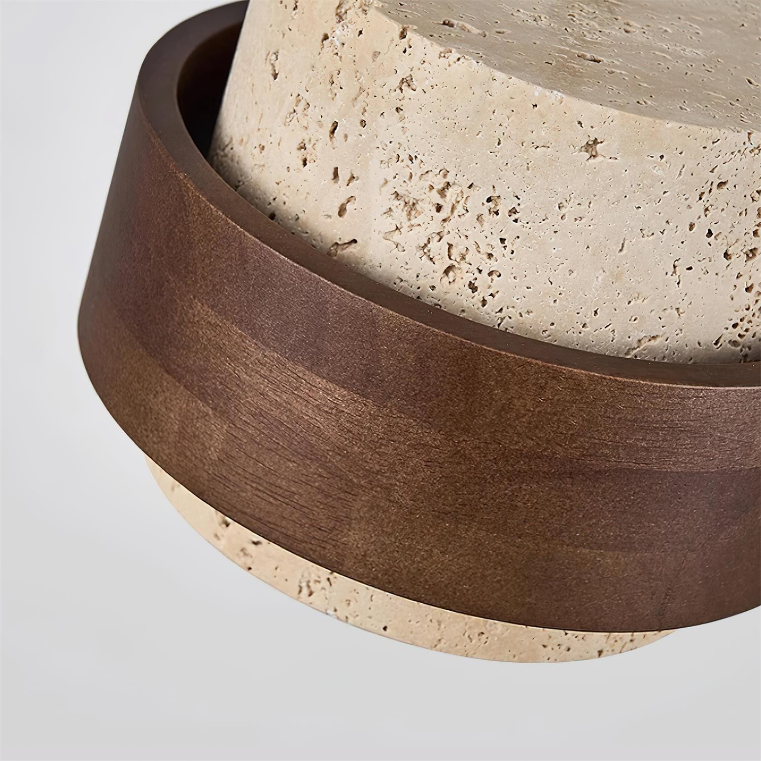 Cylinder Travertine Pendant Lamp K324