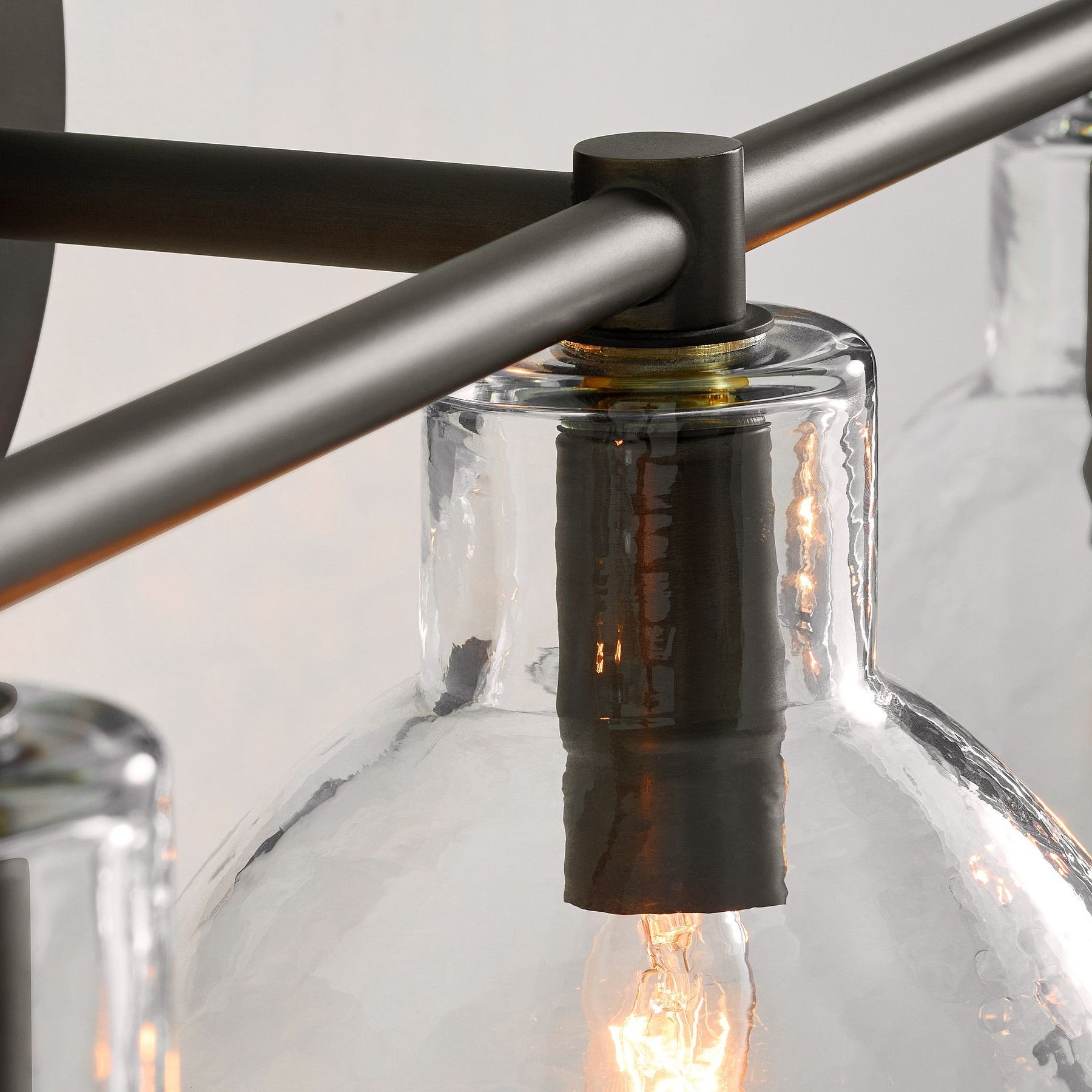 Glavira Recycled Glass Wall Sconce - Modern Brass Wall Lighting K1311