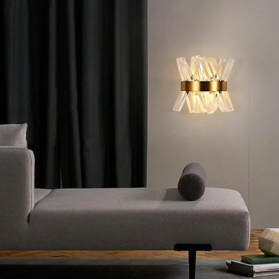Modern Luxury Crystall Bedside Wall Light K854