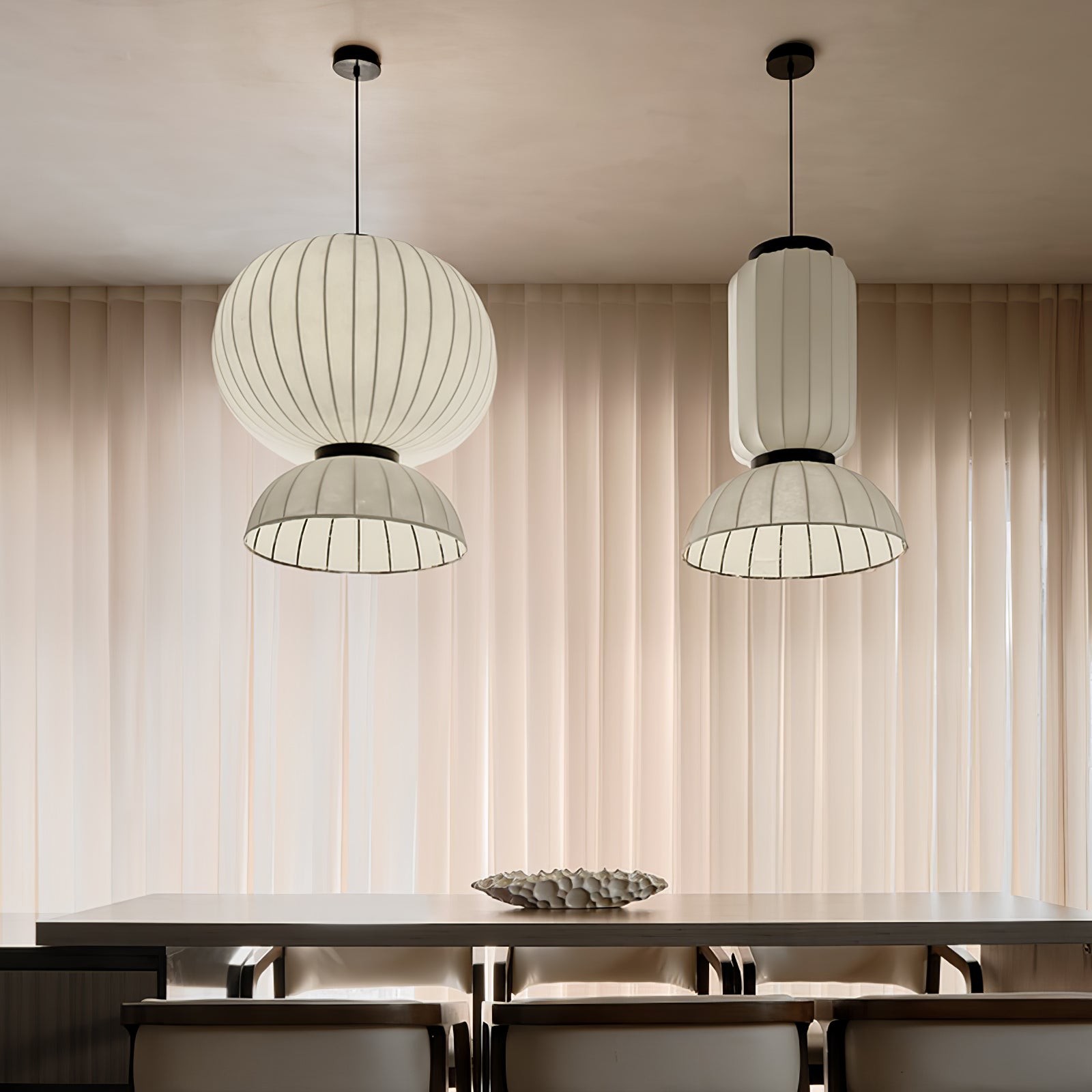 Mulberry Silk Lantern Pendant Light K532