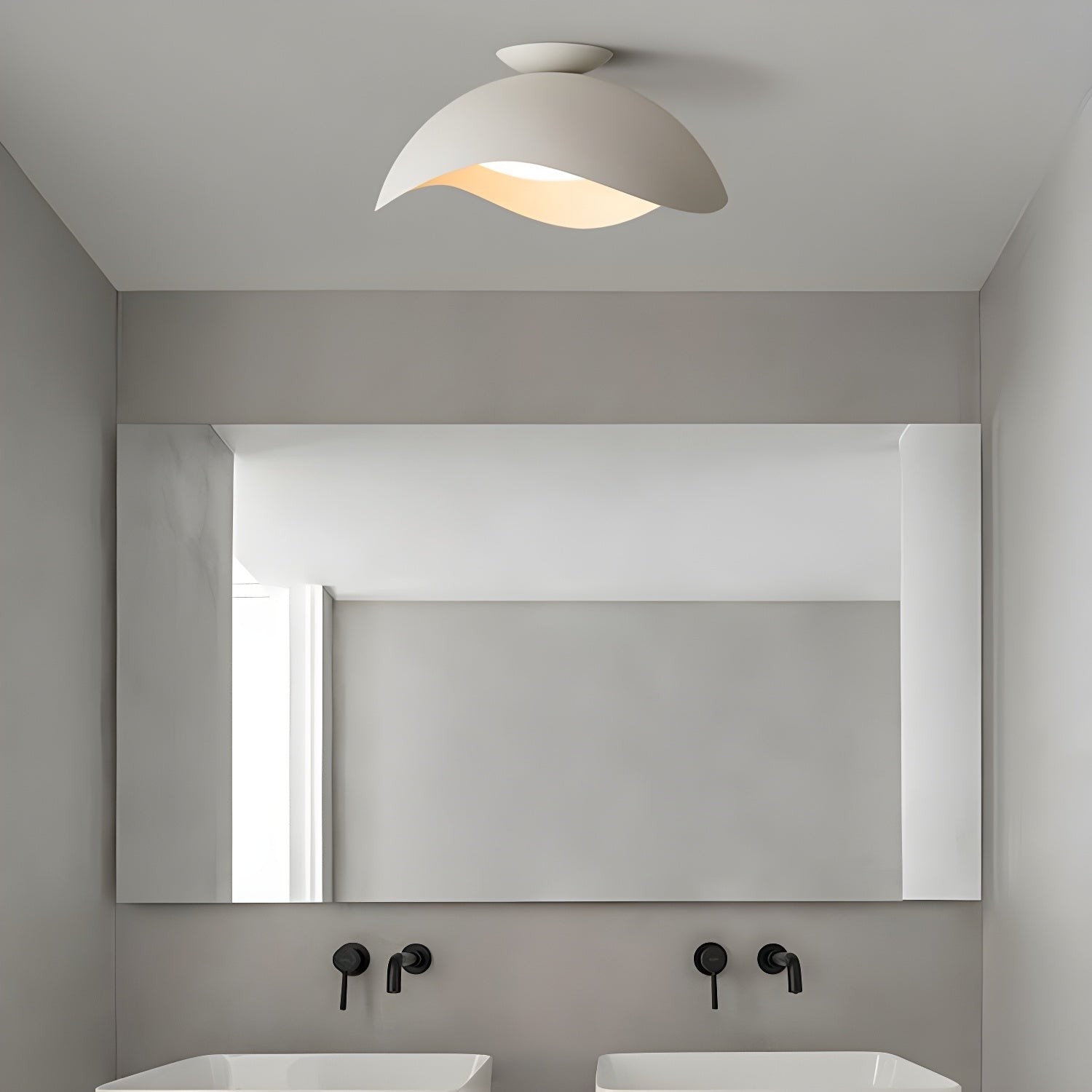 Simple Wave Ceiling Light K661