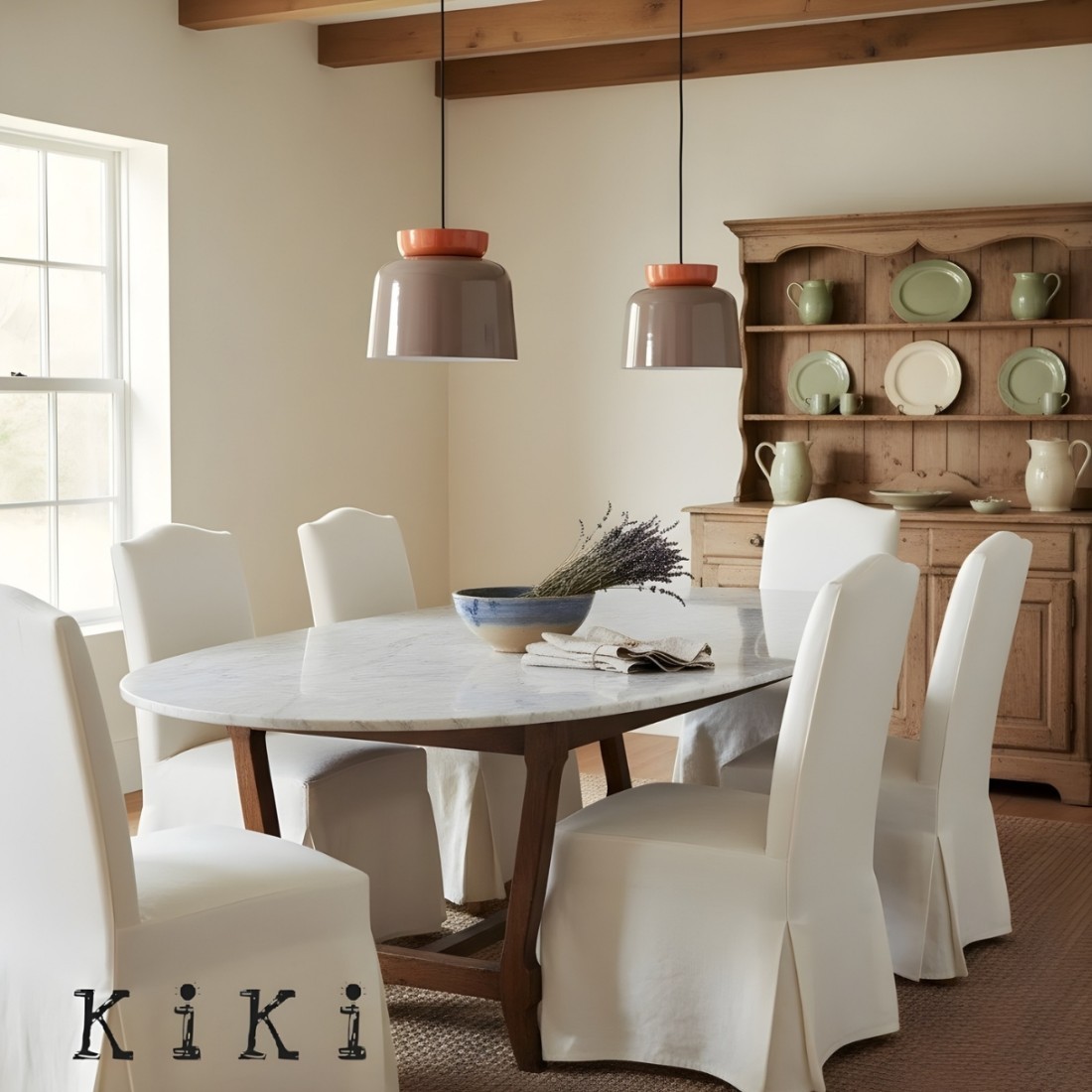 Fiesta Colour-Pop Ceramic Bowl Pendant Light – Bold Two-Tone Bowl Pendant For Dining Room K1136