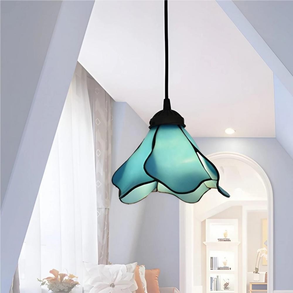 Vintage Versatile Flower Glass Pendant Light K31
