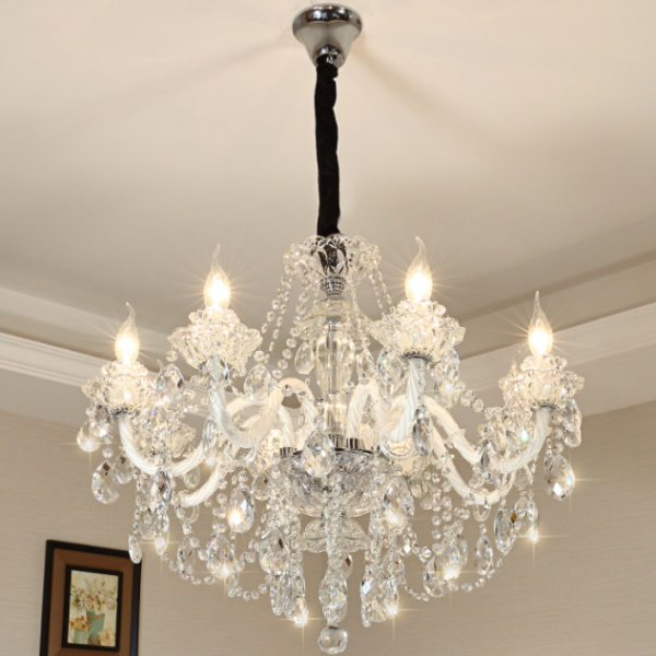 Candlestick Crystal Chandelier