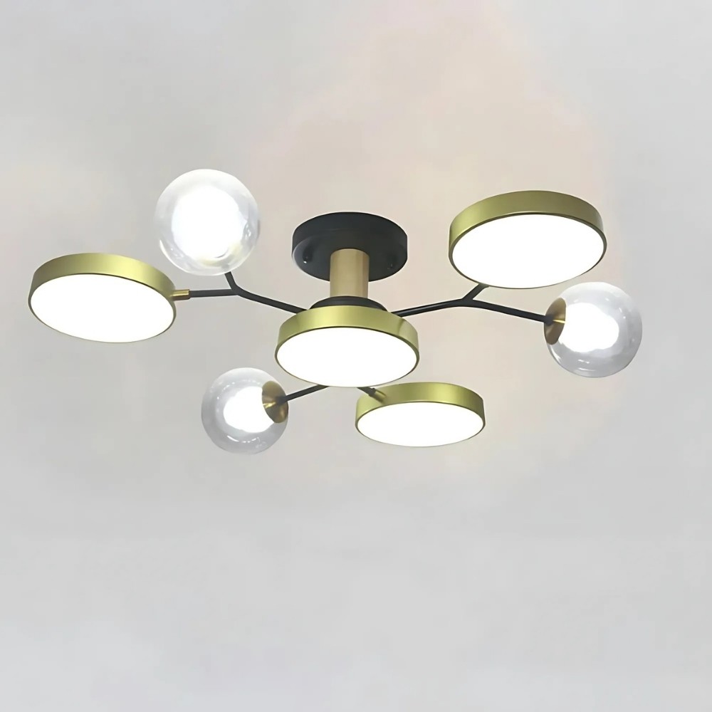 Nordic Multi Heads Branch Ceiling Light For Bedroom K936
