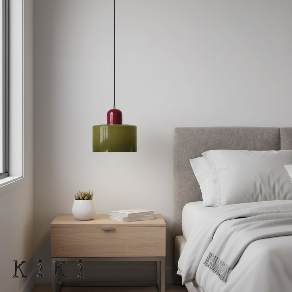 Morandi Cylinder Glass Pendant Light K30