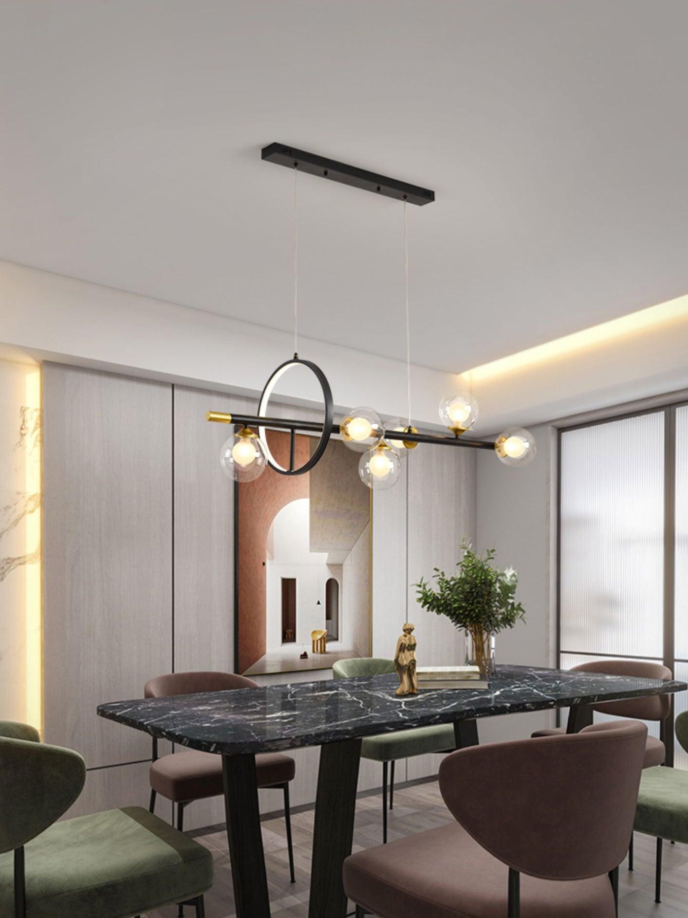 Creative Horizontal Long Bar Chandelier K385
