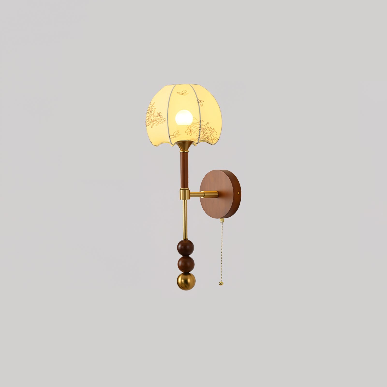 Retro Solid Wood Series Wall Lamp K638