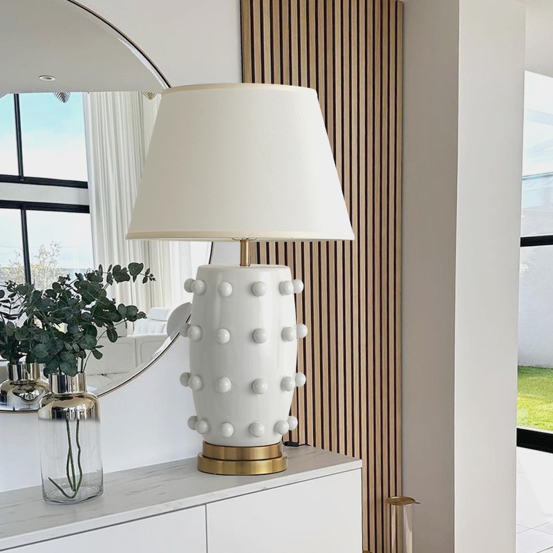 Modern Simple Dot Ceramic Table Lamp K455