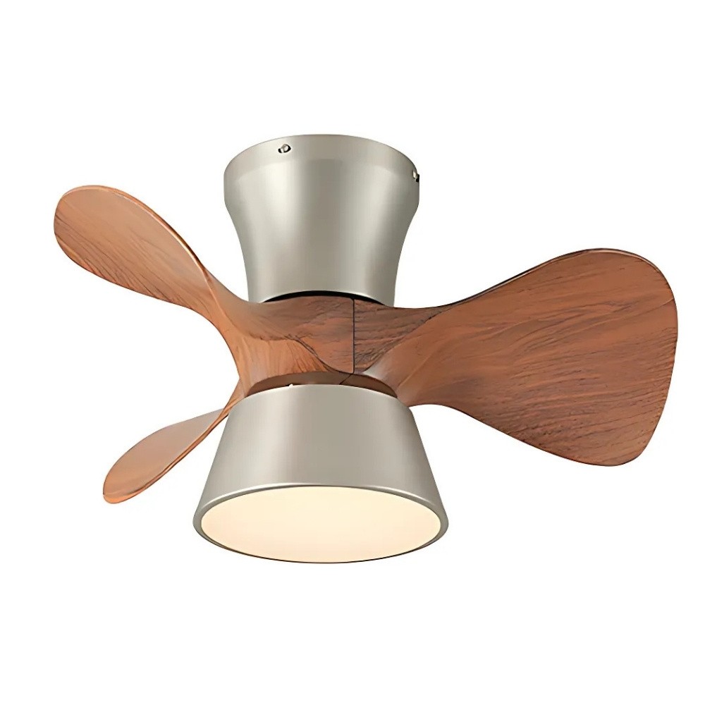 Retro Led Quiet Ceiling Fan Light For Dining Room K1111