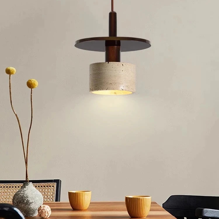 Travertine Vintage Retro Style Pendant Light D924