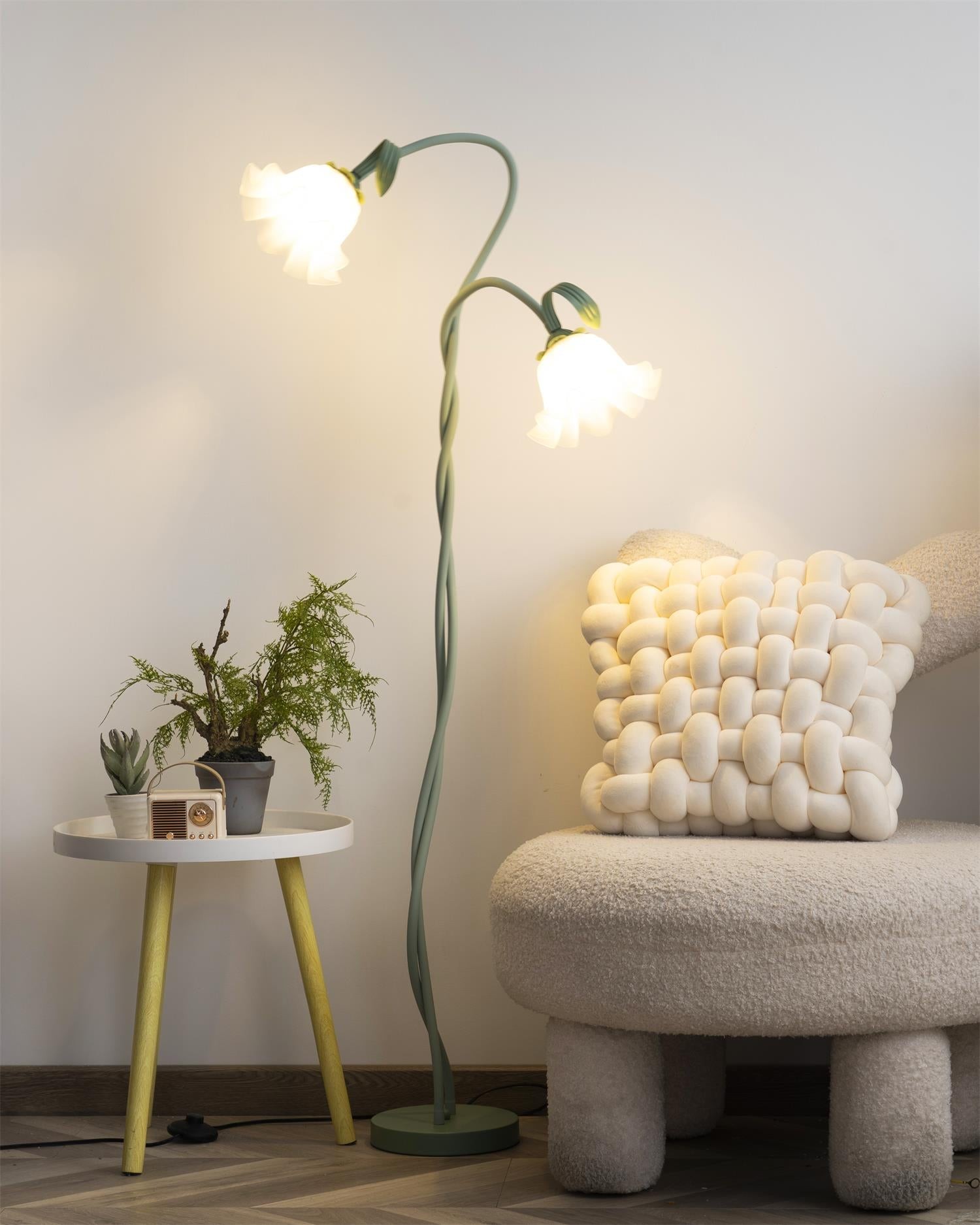 Creative Multi-Head Winding Flower Shape Floor Lamp K286