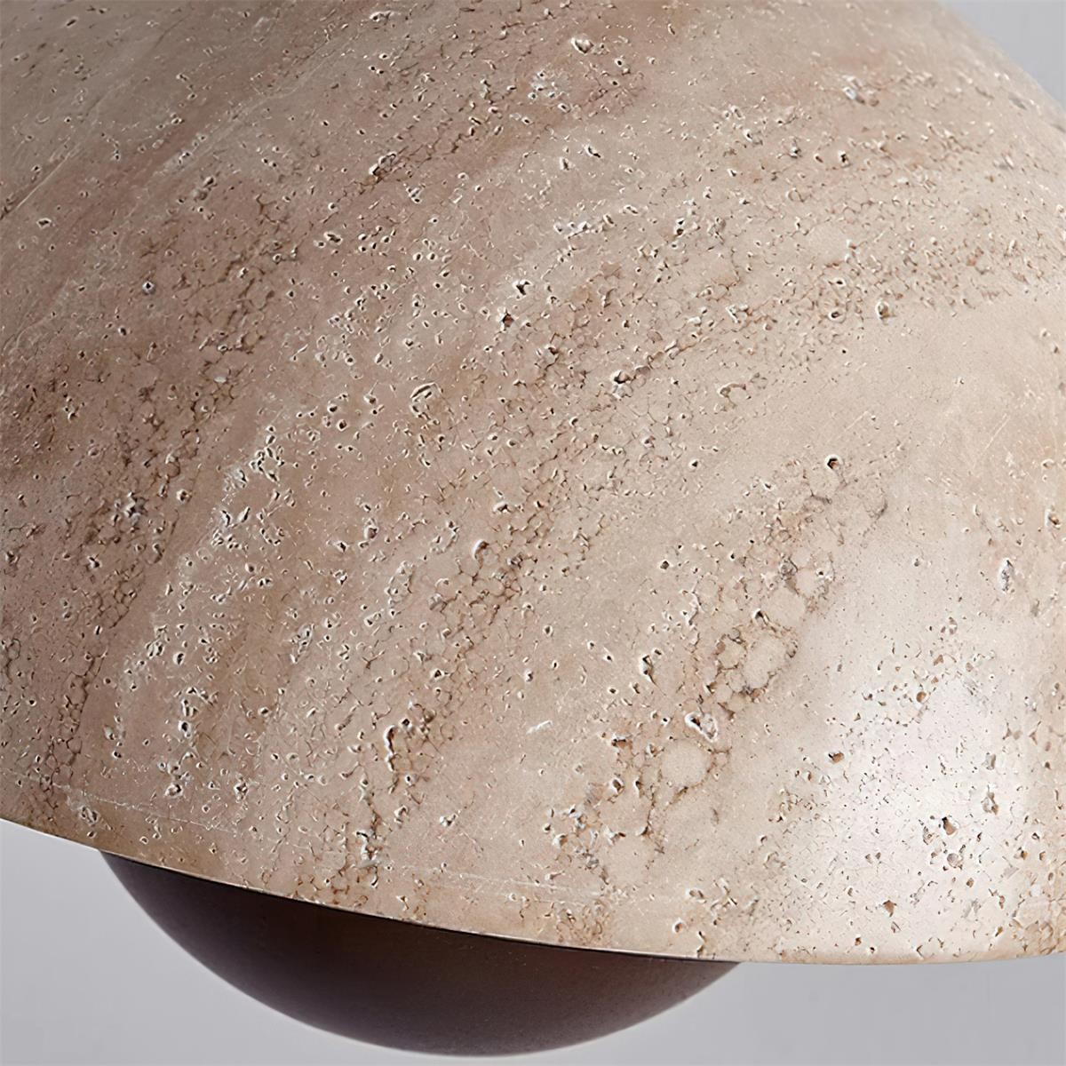 Natural Travertine Flower Bud Design Pendant Lamp K884