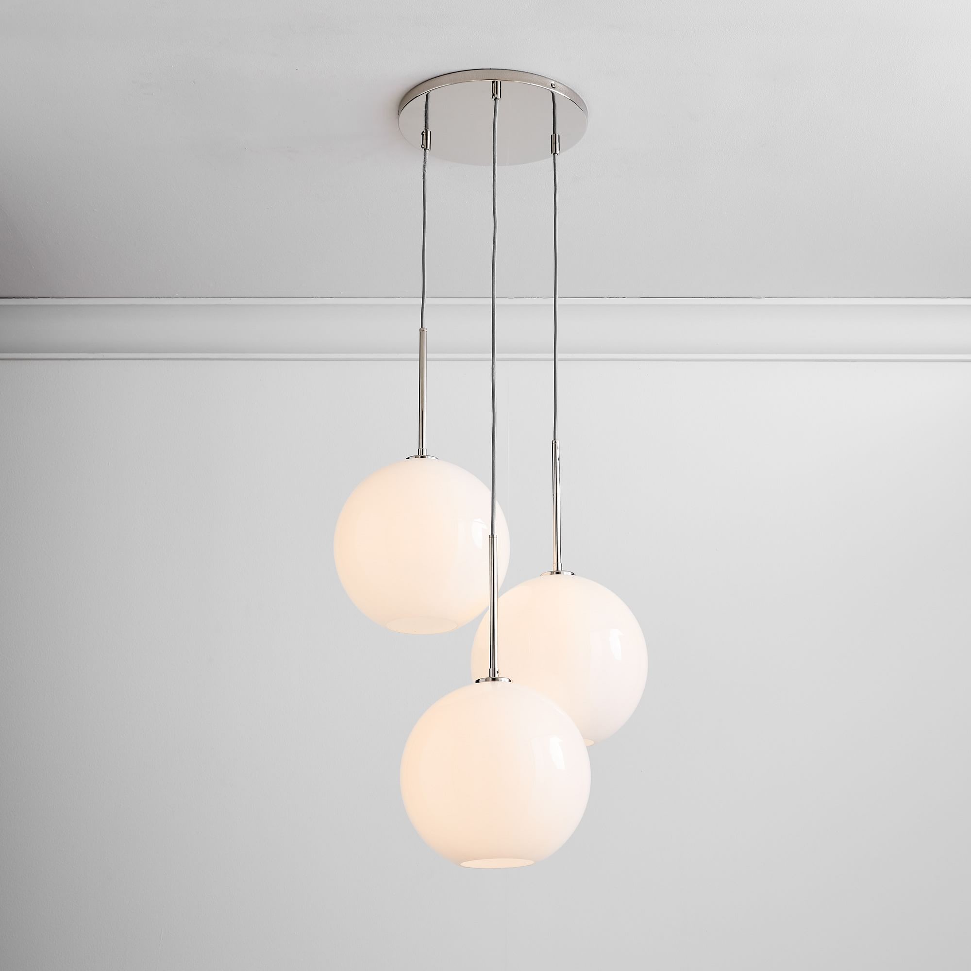 Selvion Minimalist Crystal Chandelier - Handcrafted Glass Sculptural Lighting Fixture K1220
