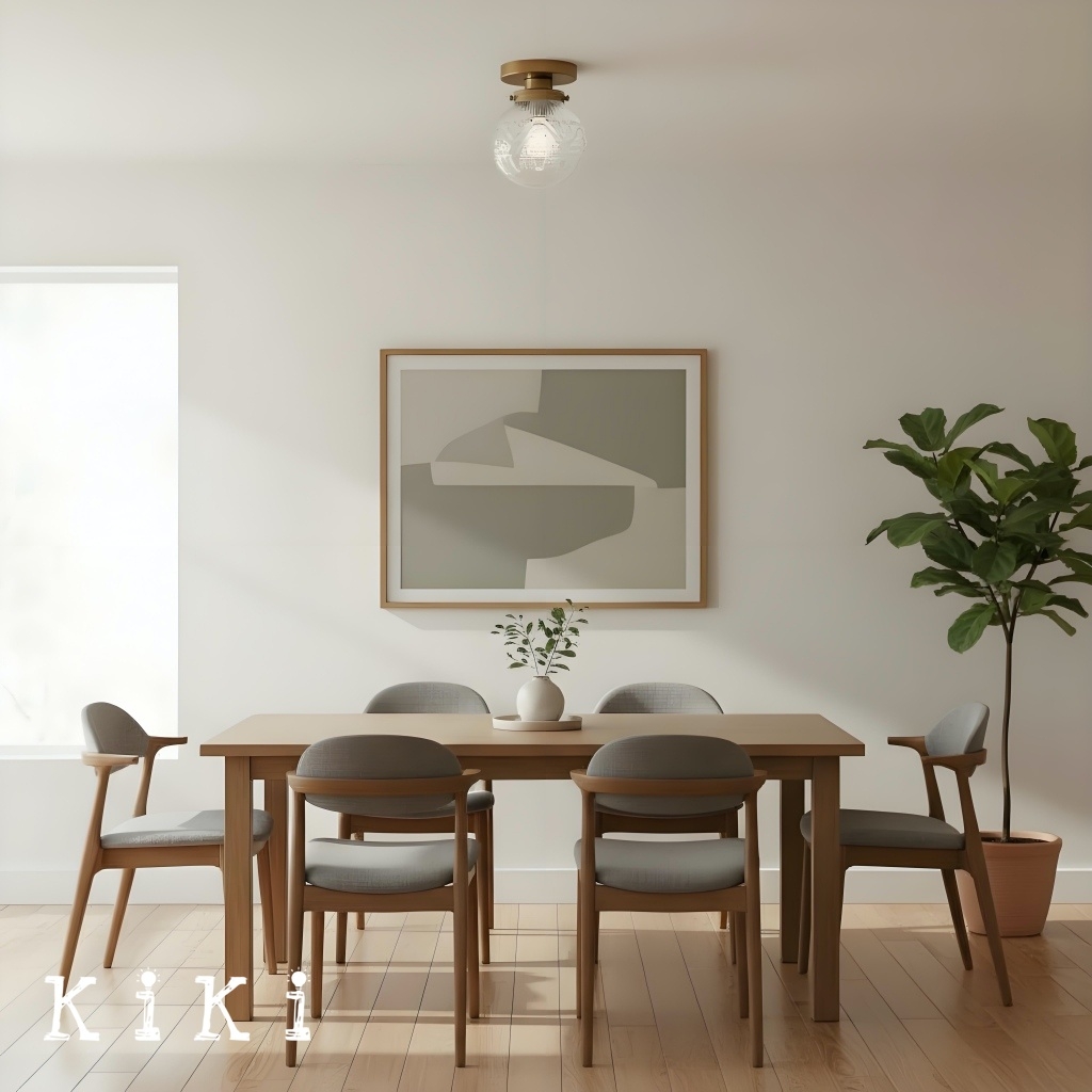 Naveliro Globe Glass Ceiling Light - Modern Embossed Glass Ceiling Lamp for Living Room K2231