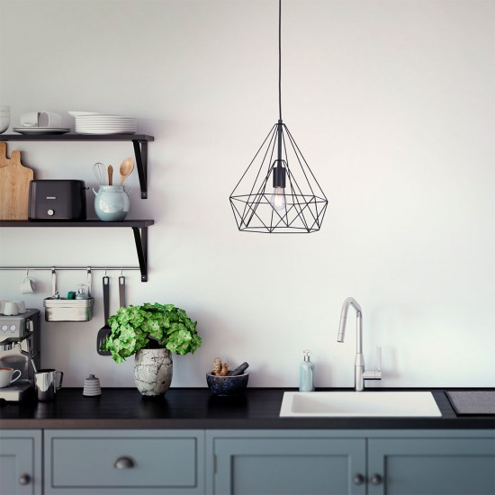 Metal Wire Pendant Lamp