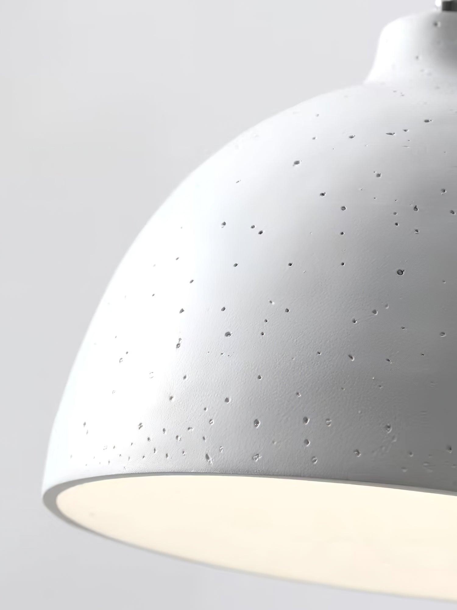Modern Minimalist Industrial Resin Bowl LED Pendant Light K620