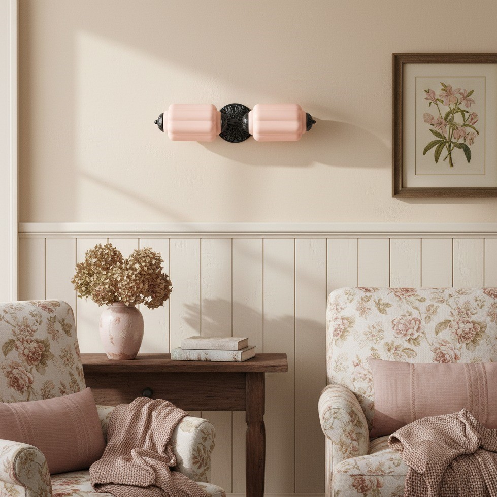 Eloise Pumkin Glass Vanity Sconce K864