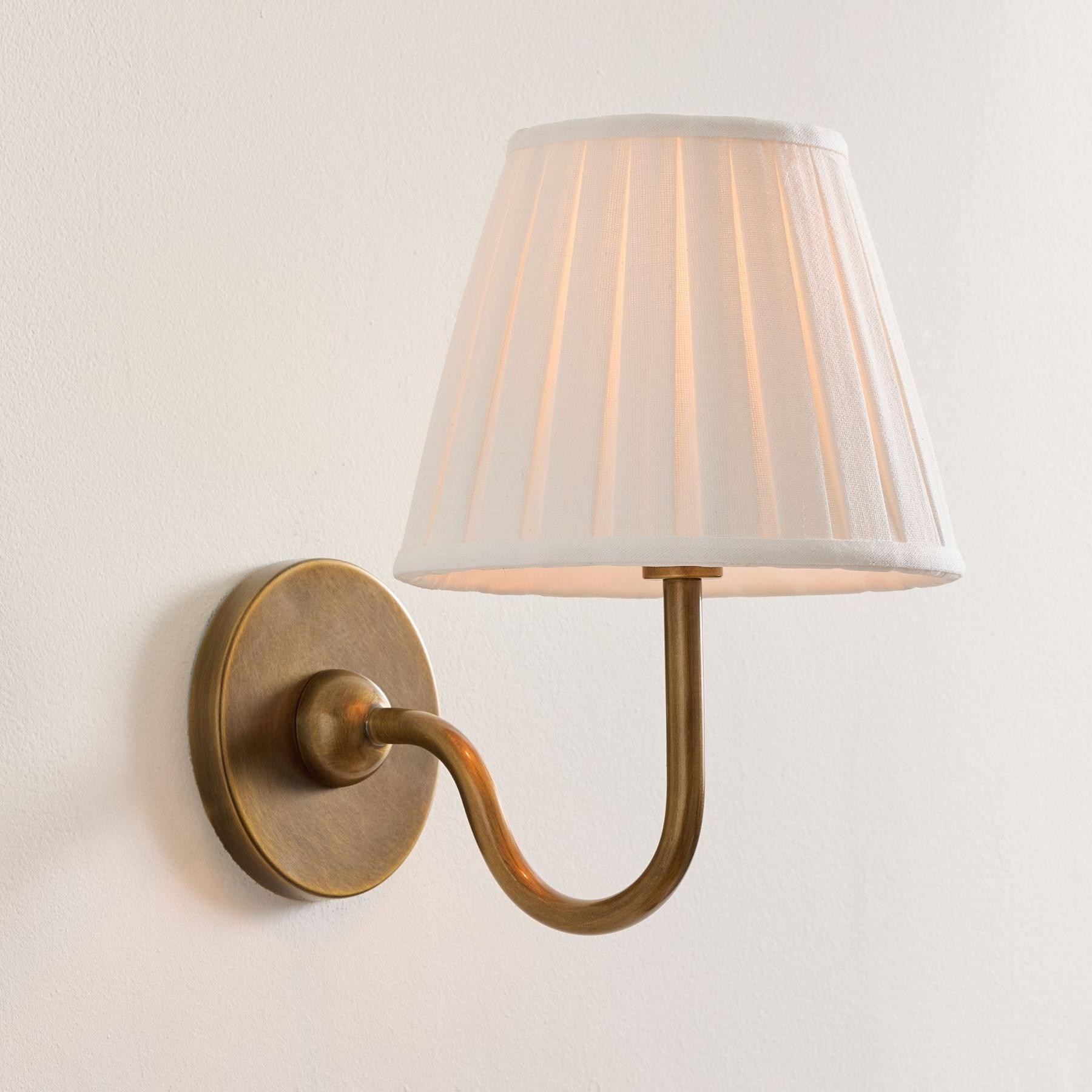 Luvora Pleated Fabric Shade Wall Sconce – Modern Classic Indoor Lighting K1306