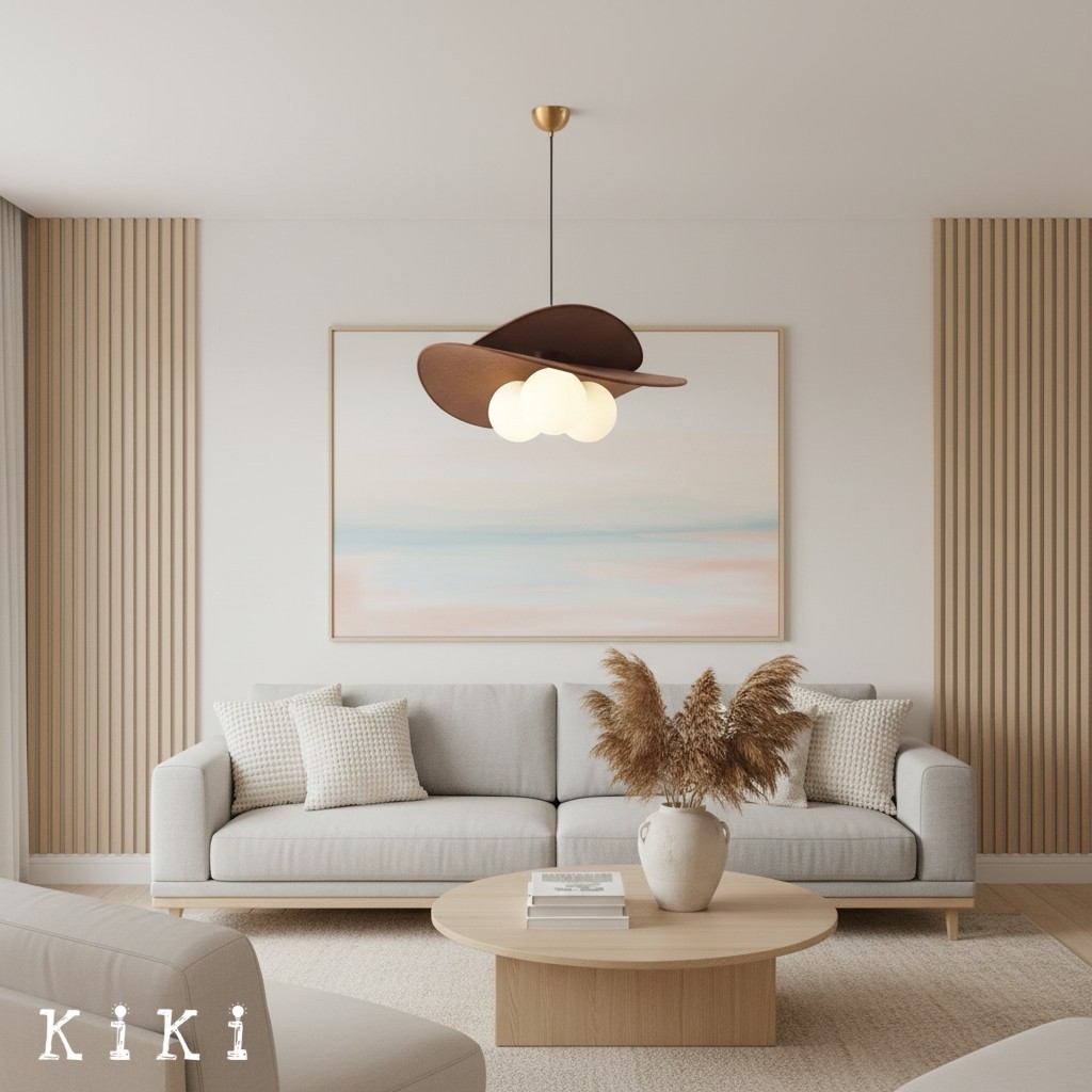 Orrise Floral Sculpture Pendant Light - Modern Chandelier for Living Room Dining Room K2106
