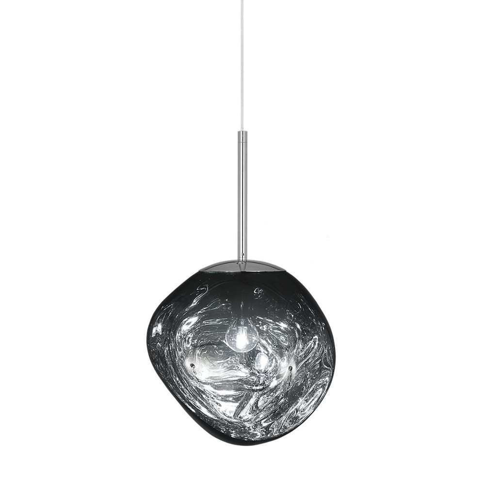 Sleek Glass Lava Pendant Lamp - Modern Lighting Fixture for Dining Area K806