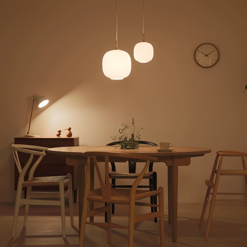 Modern Nordic Opal Glass Radihous Pendant Light K140