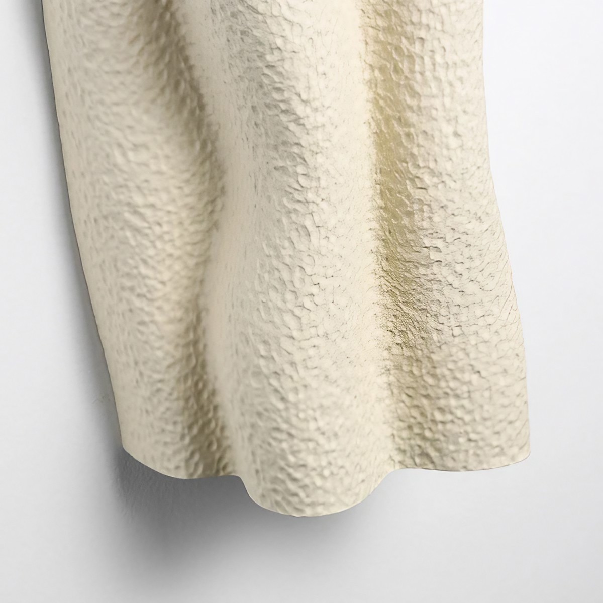 French Folded Resin Ribbed Wall Sconce For Hallway K178