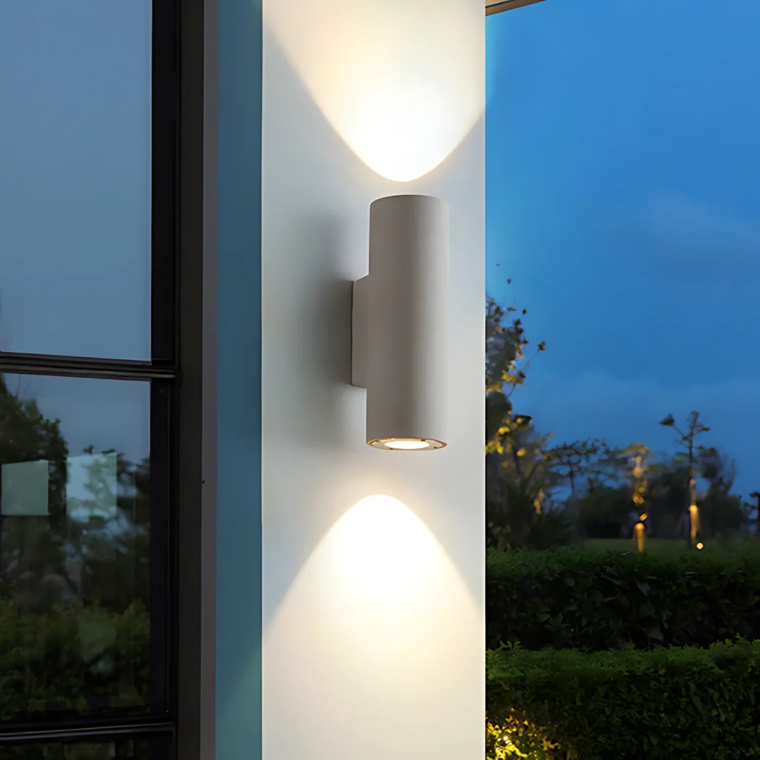 Midnight Glow Minimalist Cement Indoor Outdoor Wall Light D777
