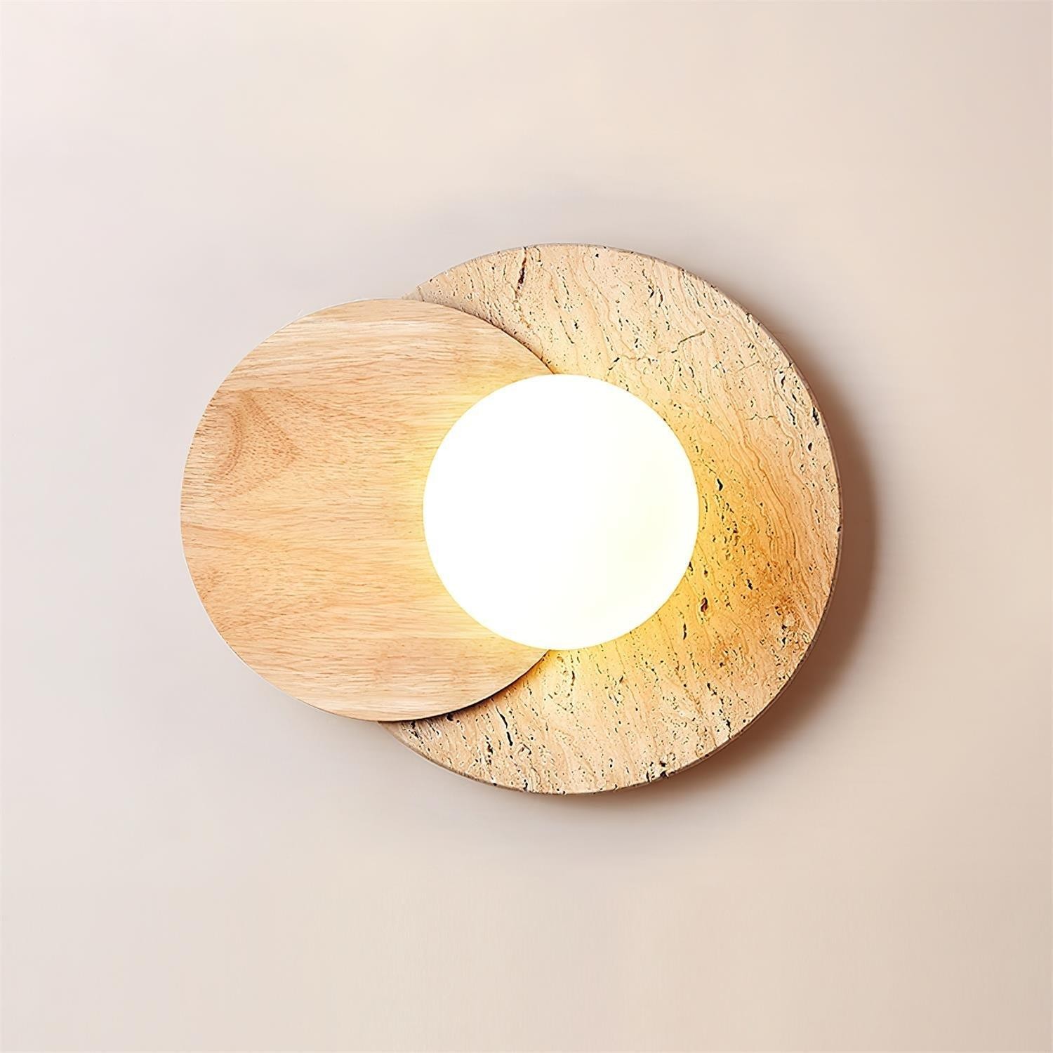 Wabi-sabi Eclipse Plug-In Wall Lamp K476