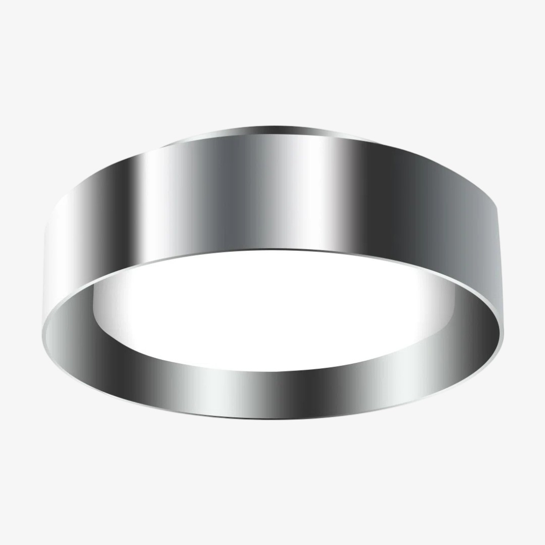 Velcora Contemporary Metal Flush Mount Ceiling Light - Elegant Drum Ceiling Fixture for Bedroom K2285