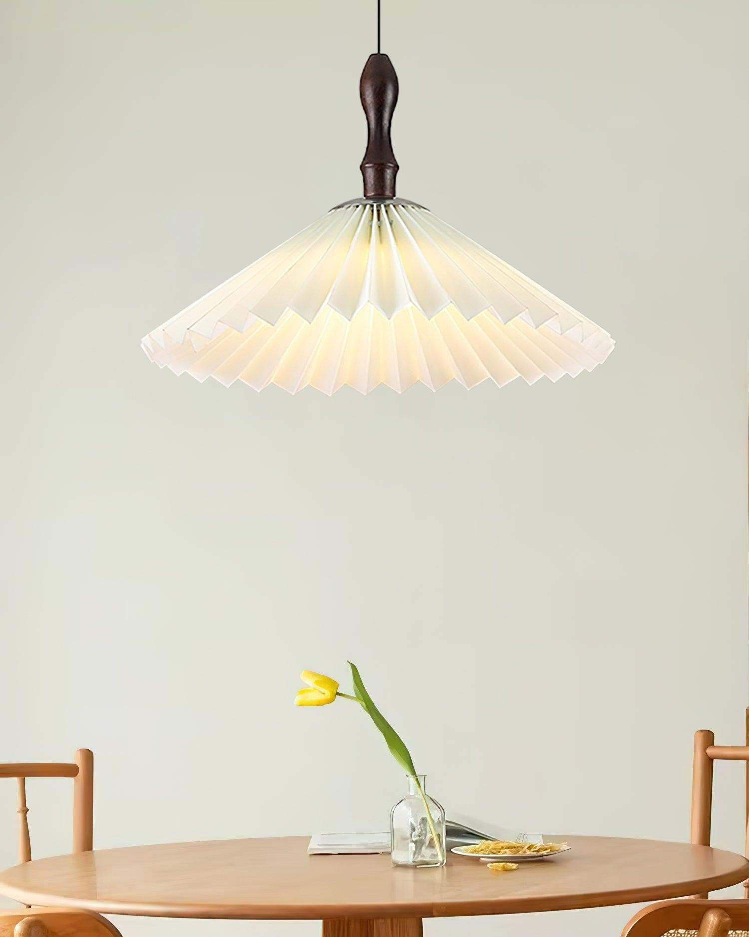 Simple White Flower Paper Pendant Lamp K386