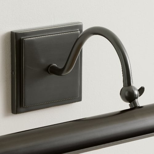Serena Slim Hood Sconce - Transitional Style Art Lighting For Living Room K1715