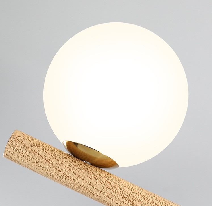 Minimalist Line Ball Chandelier