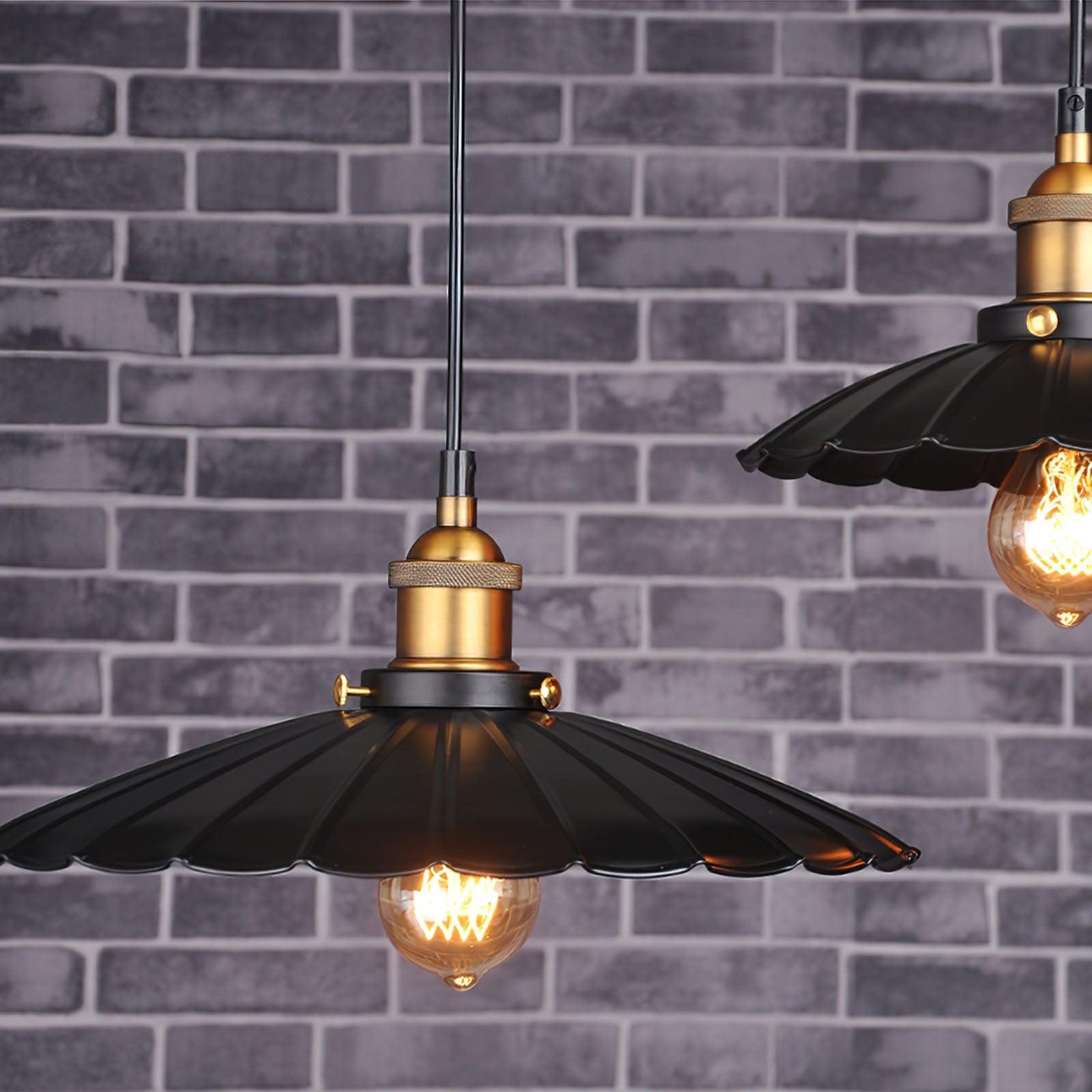 Black Skirt Pendant Light D359