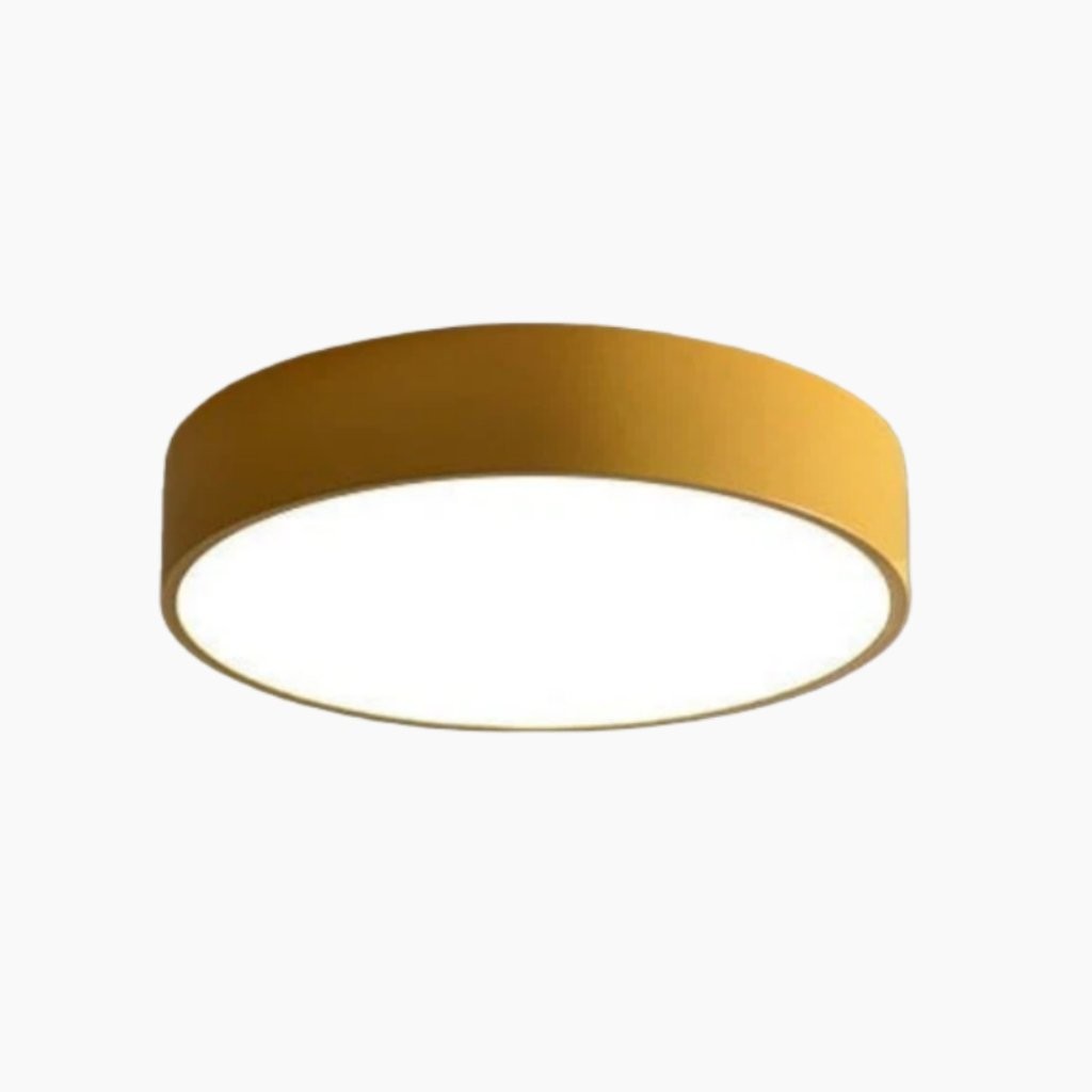 Rondi Minimalist Round LED Ceiling Light - Circular Iron Design for Living Room and Bedroom K2135