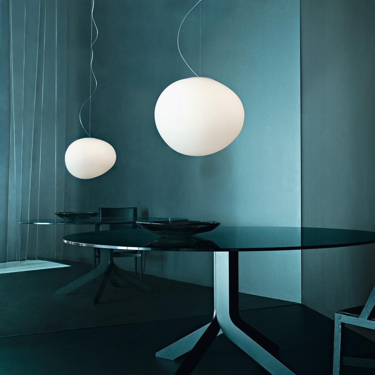 Pebble Shape Pendant Light - Nordic Glass Pendant light for Dining Room K797