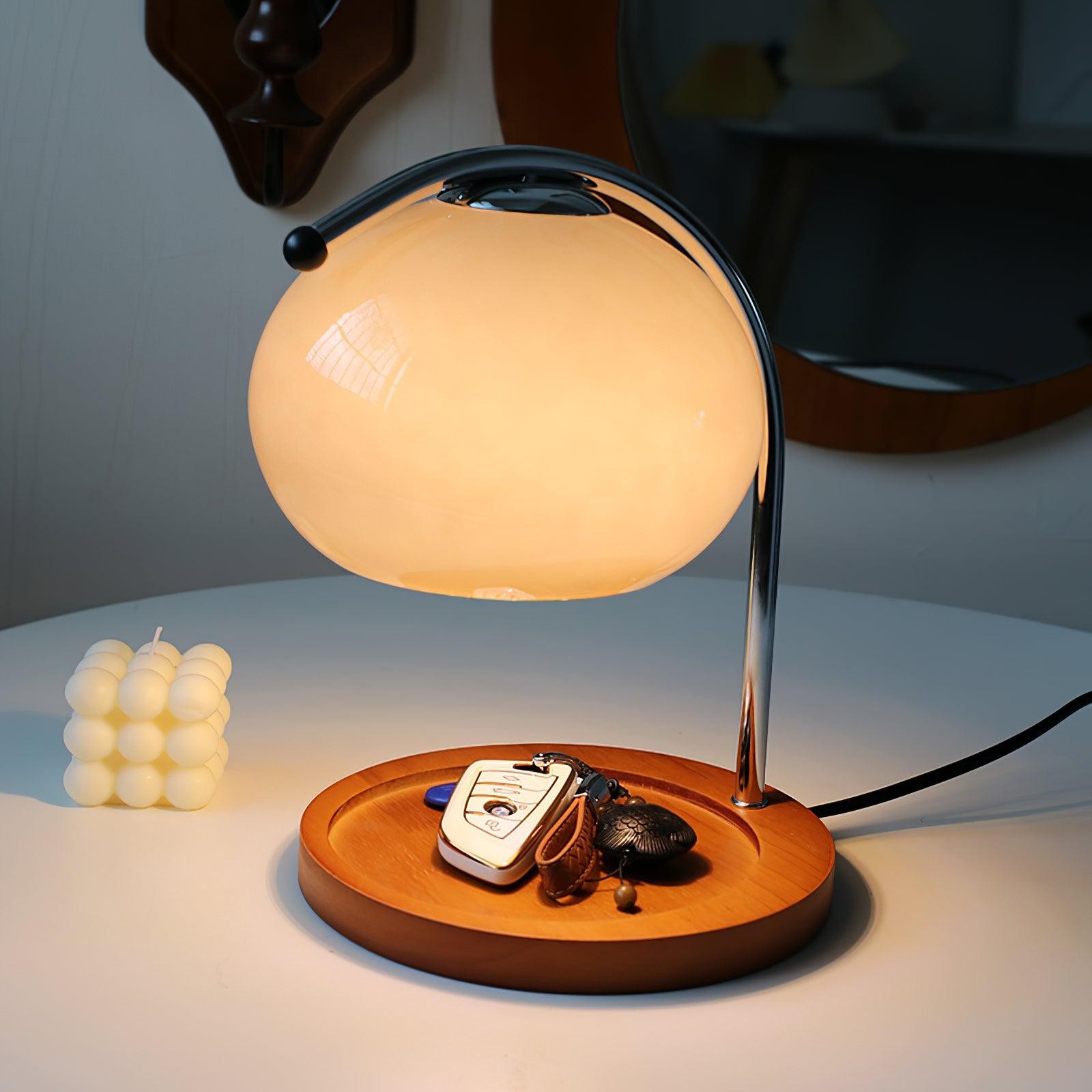 Modern Bauhaus Glass Candle Warmer Table Lamp K497