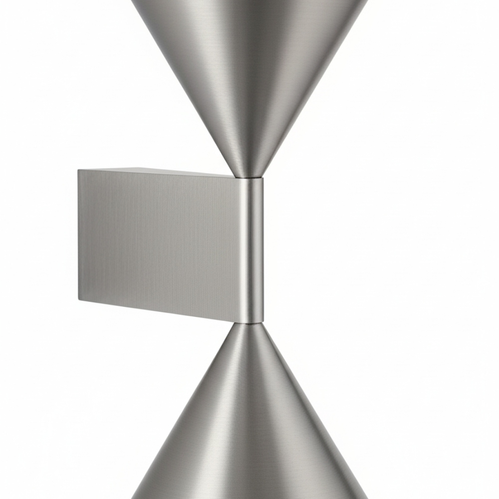Metorq Geometric Metal Wall Sconce - Contemporary Wall Light for Living Room K2344