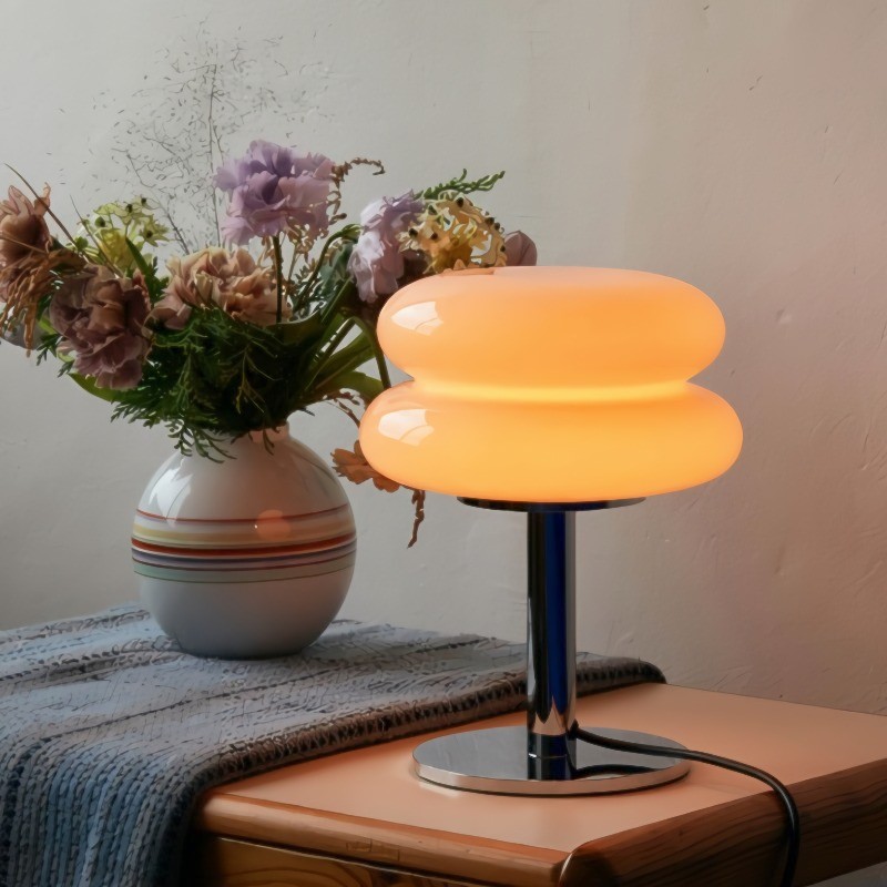 Bauhaus Macaron Stained Glass Table Lamp K03