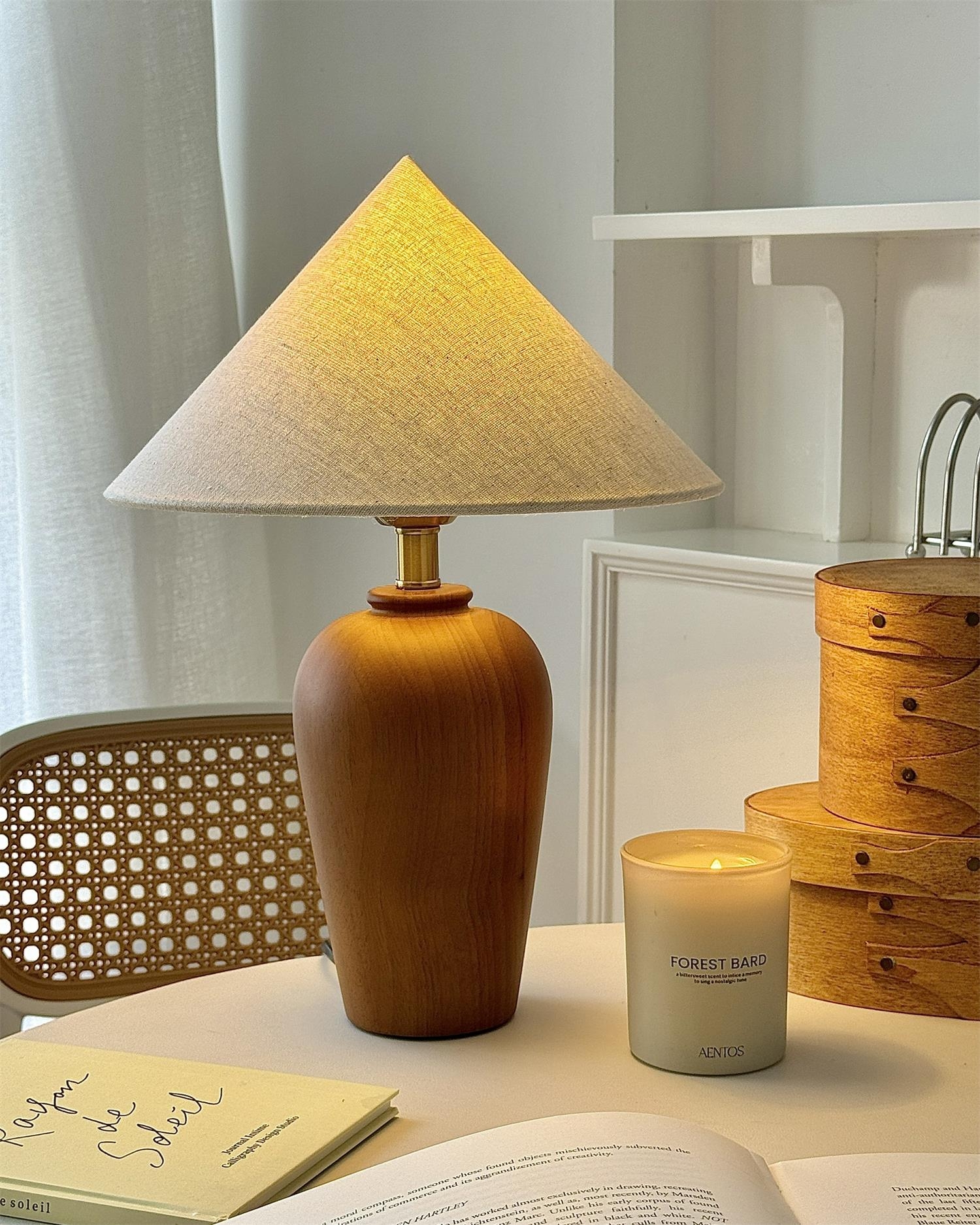 Brayden Wood Table Lamp D29
