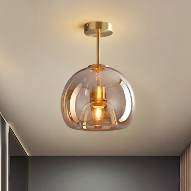 Retro Bubble Concave Glass Ceiling Lamp K750